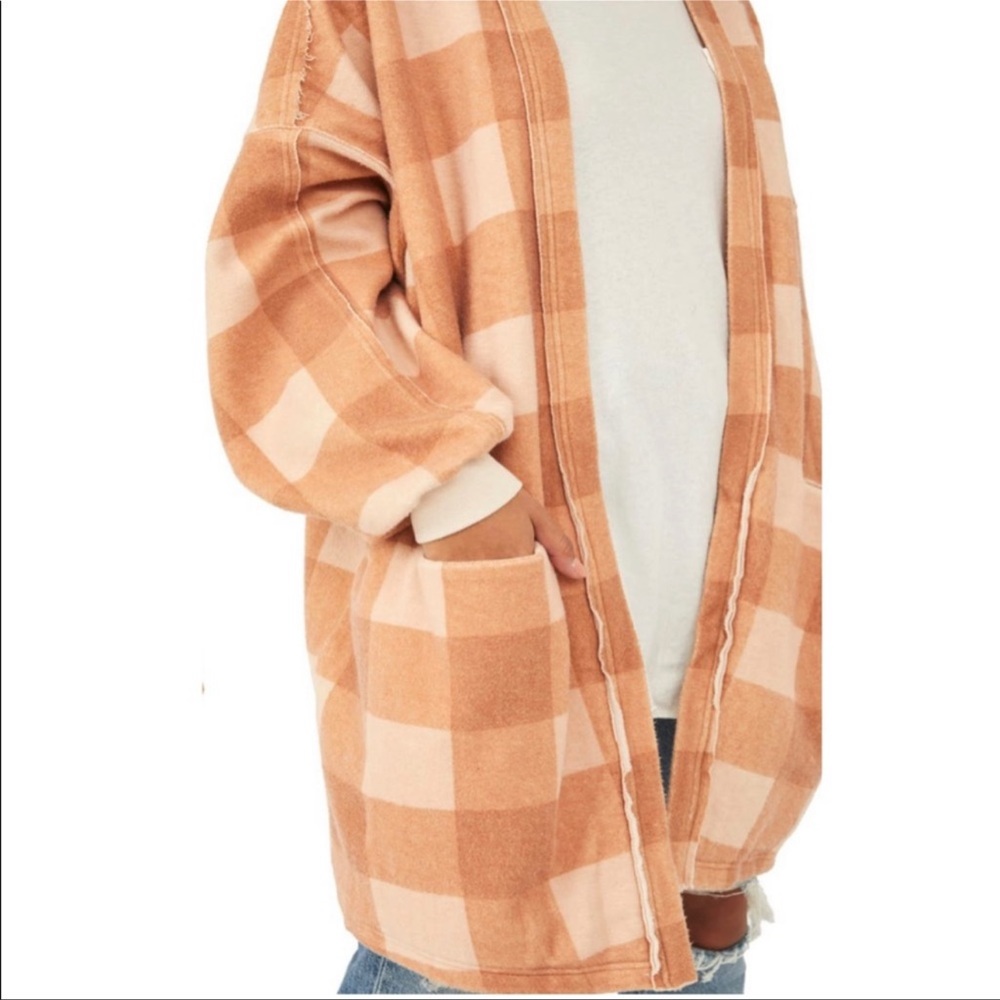 Free People | Benji Check Long Cardigan | Medium - Picture 12 of 16